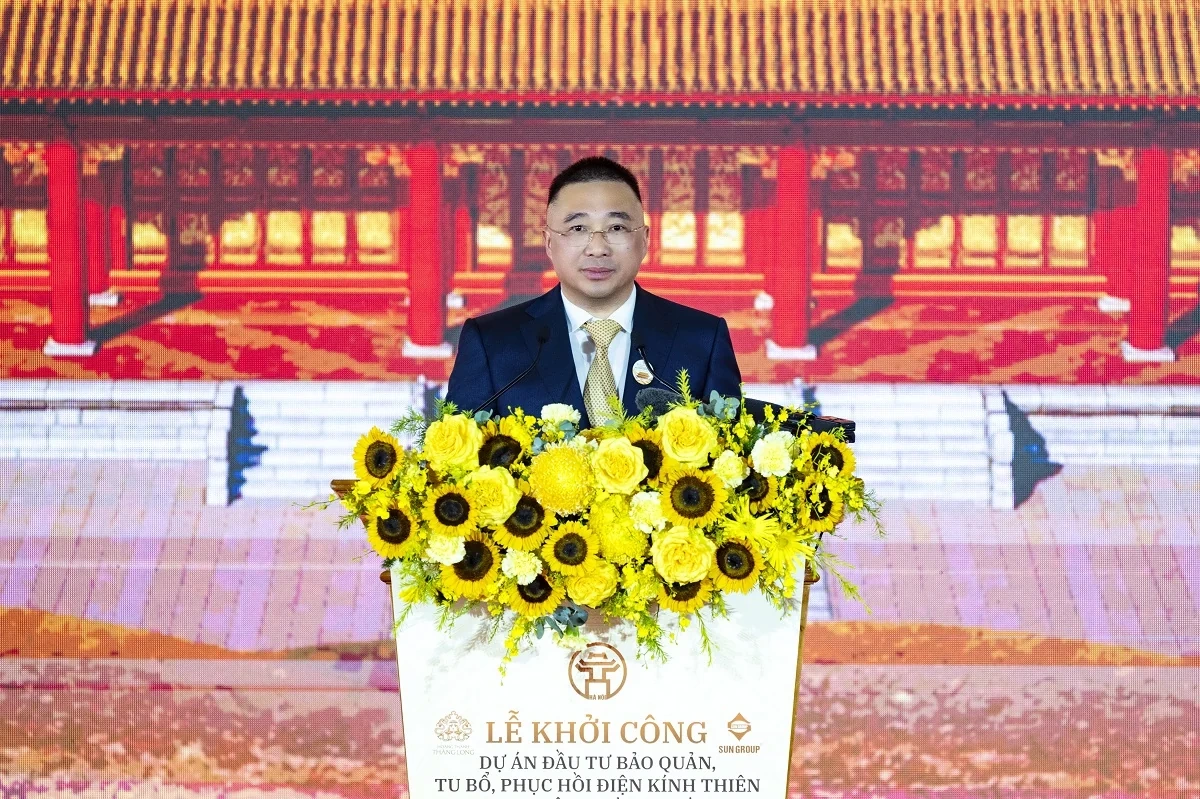 Sun Group được chọn là đơn vị thi công dự án phục hồi điện Kính Thiên - Hoàng thành Thăng Long - Hà Nội