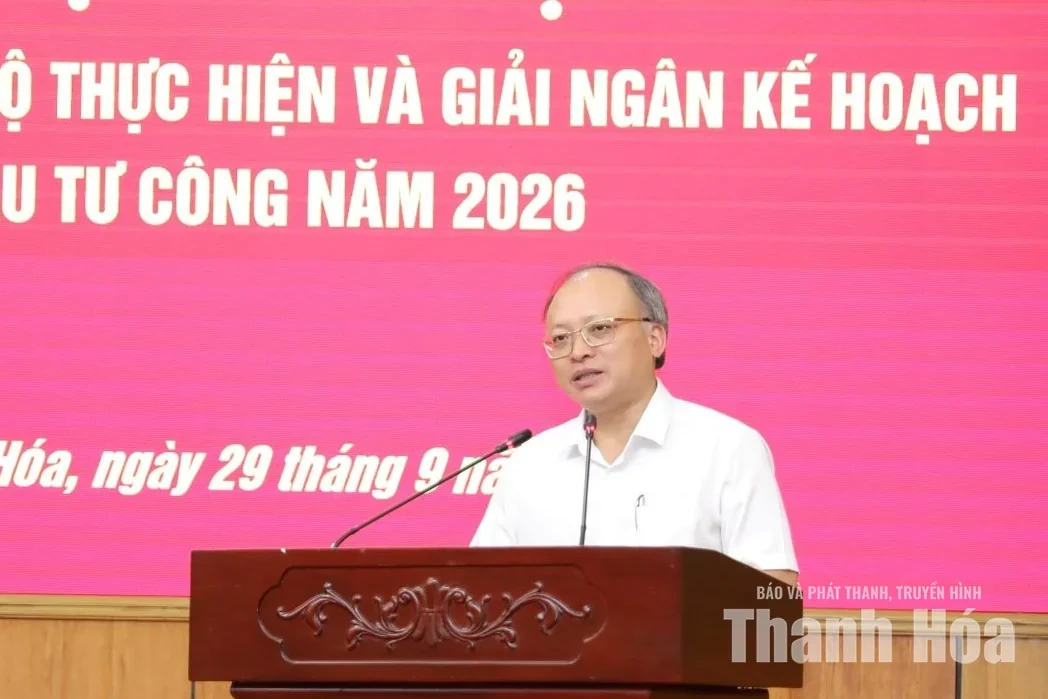 Tập trung đẩy nhanh tiến độ thực hiện và giải ngân kế hoạch đầu tư công năm 2026
