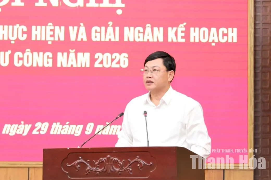 Tập trung đẩy nhanh tiến độ thực hiện và giải ngân kế hoạch đầu tư công năm 2026