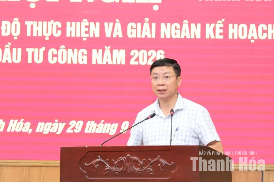 Tập trung đẩy nhanh tiến độ thực hiện và giải ngân kế hoạch đầu tư công năm 2026