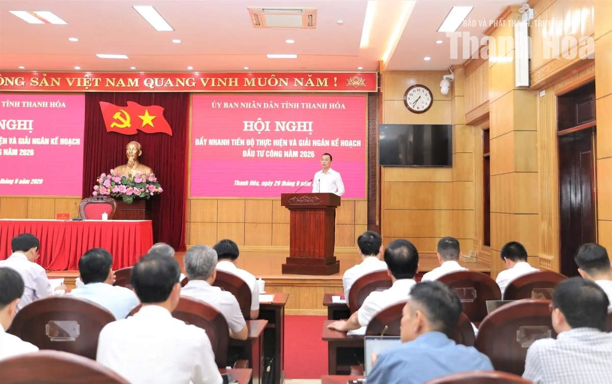 Tập trung đẩy nhanh tiến độ thực hiện và giải ngân kế hoạch đầu tư công năm 2026