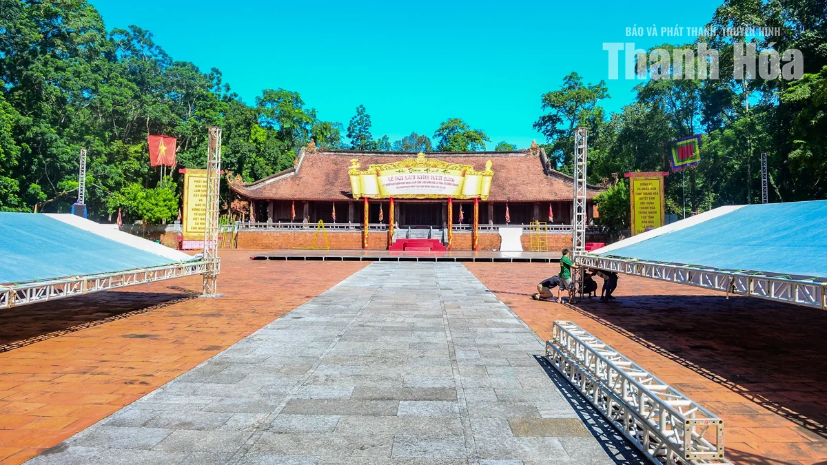 Lam Kinh sẵn sàng cho ngày hội lớn