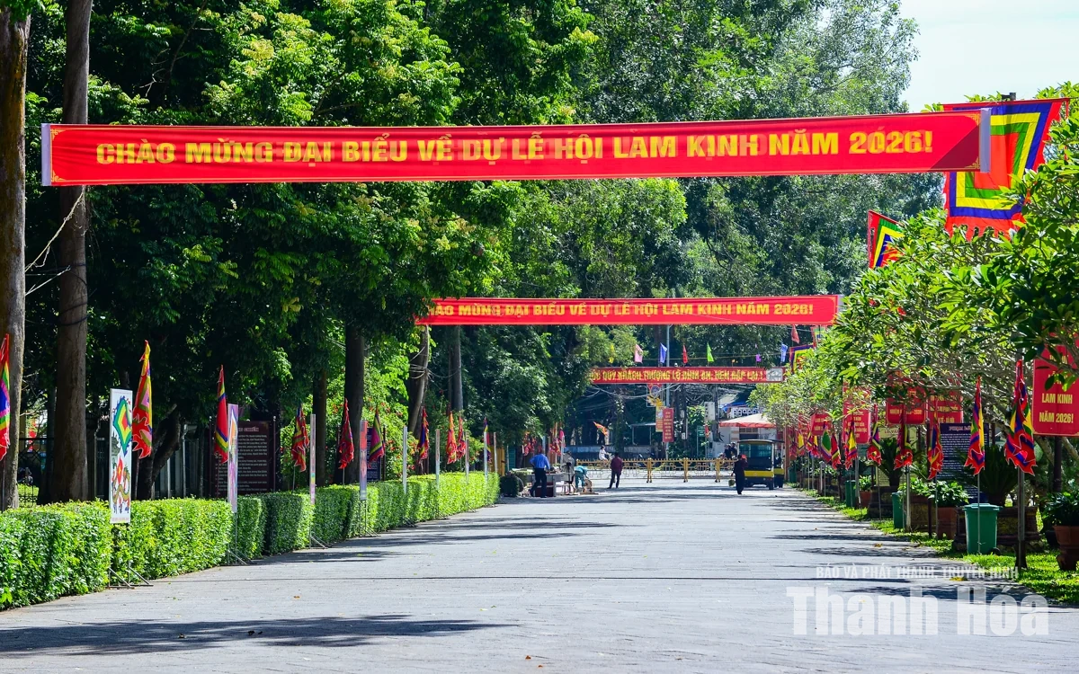 Lam Kinh sẵn sàng cho ngày hội lớn