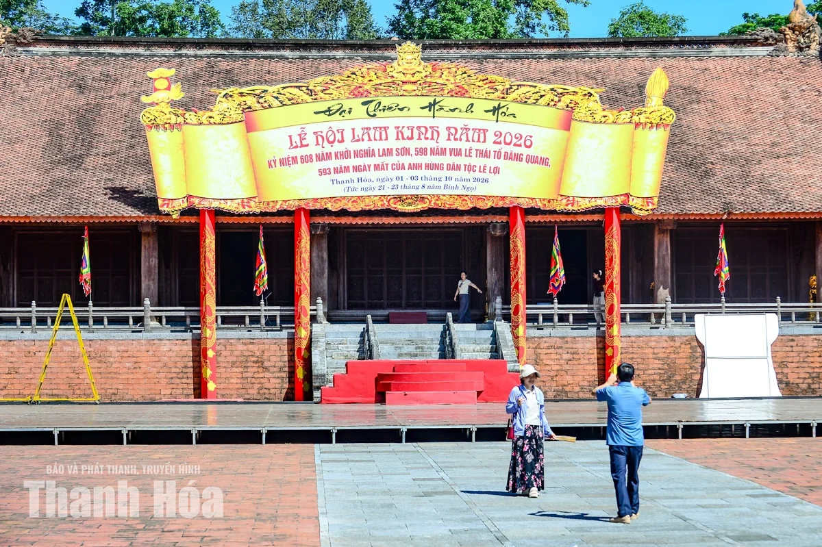 Lam Kinh sẵn sàng cho ngày hội lớn