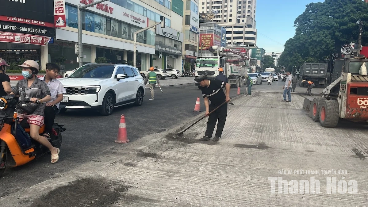 Phường Hạc Thành tân trang diện mạo đô thị