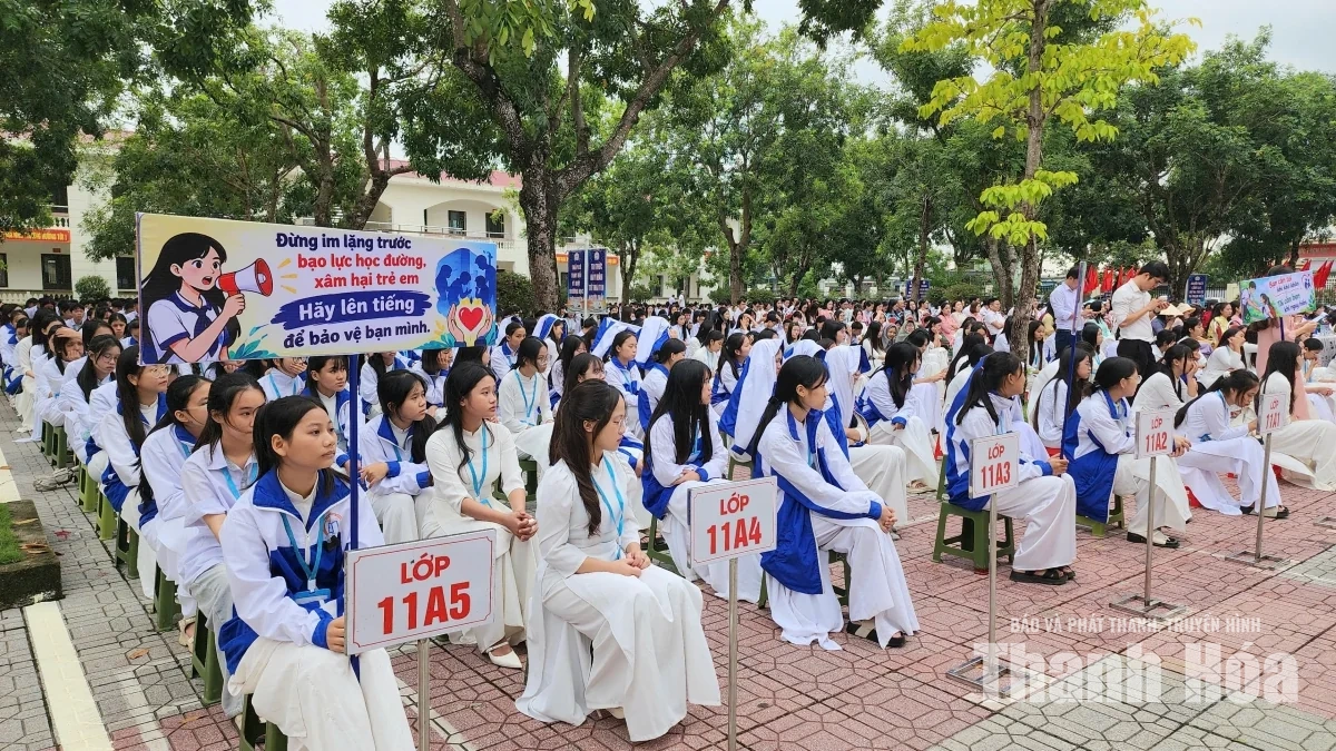 Phát động Tháng tuyên truyền cao điểm về phòng ngừa bạo lực học đường, vi phạm pháp luật, tội phạm, xâm hại trẻ em