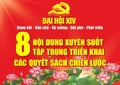8 nội dung xuyên suốt tập trung triển khai các quyết sách chiến lược của Đảng