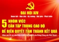 [Infographic] - Năm nhóm việc cần tập trung cao độ để biến quyết tâm thành kết quả