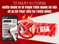 Các hành vi vi phạm trên mạng xã hội sẽ bị xử phạt nghiêm từ ngày 1/7/2026