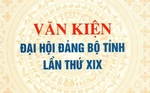 Văn kiện Đại hội Đại biểu Đảng bộ tỉnh Thanh Hóa lần thứ XIX