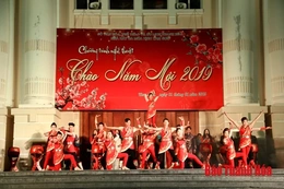 Chương trình nghệ thuật chào năm mới 2019 với chủ đề “Âm vang cùng đất nước”
