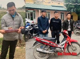 Công an TP Thanh Hóa bắt gọn 4 đối tượng cướp tài sản