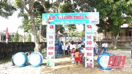Đưa vào sử dụng công trình khu vui chơi thiếu nhi tại xã Thạch Sơn