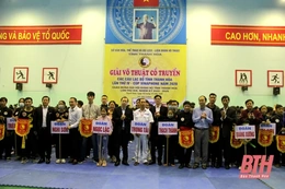 Hơn 500 VĐV tranh tài tại Giải võ thuật cổ truyền các CLB tỉnh Thanh Hóa