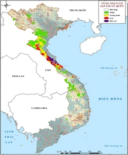 Cảnh báo lũ quét, sạt lở đất và ngập úng cục bộ các tỉnh từ Thanh Hóa đến Quảng Nam
