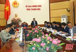 Phó Chủ tịch UBND tỉnh Nguyễn Văn Thi làm việc với đoàn công tác Bộ Ngoại giao