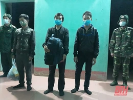 Đồn Biên phòng Pù Nhi ngăn chặn  3 đối tượng nhập cảnh trái phép để trốn cách ly