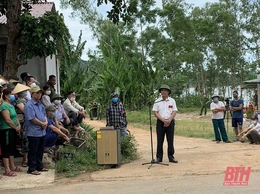 Huyện Nông Cống thực hiện cưỡng chế thu hồi đất