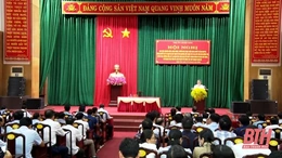 Thị ủy Nghi Sơn: Học tập, nghiên cứu, quán triệt triển khai thực hiện các nghị quyết, quy định, kết luận, hướng dẫn của Trung ương và các quy định, kế hoạch của Tỉnh ủy, Thị ủy về công tác cán bộ