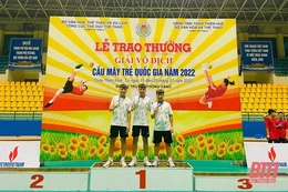 VĐV Thanh Hóa giành HCV tại Giải vô địch câu mây trẻ quốc gia năm 2022