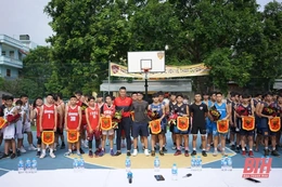 32 đội bóng tranh tài tại Giải vô địch bóng rổ 3x3 tỉnh Thanh Hóa năm 2022