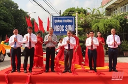 Thị xã Nghi Sơn công bố Nghị quyết về đặt tên đường, phố và công trình công cộng