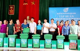 Hội LHPN Quảng Xương triển khai mô hình phân loại, thu gom, xử lý chất thải sinh hoạt tại hộ gia đình