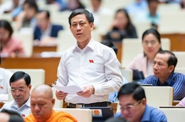 ĐBQH Mai Văn Hải (Đoàn ĐBQH tỉnh Thanh Hóa) tham gia góp ý vào dự án Luật Thanh tra (sửa đổi)