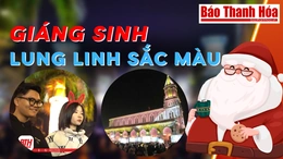 Lễ Giáng sinh lung linh sắc màu tại TP Thanh Hóa