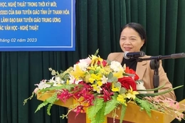 Hội Văn học - Nghệ thuật Thanh Hóa tổng kết 15 năm thực hiện Nghị quyết số 23 của Bộ Chính trị (Khóa X)