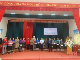 Hội Chữ thập đỏ tỉnh hỗ trợ mô hình sinh kế cho phụ nữ vùng biên giới, hải đảo