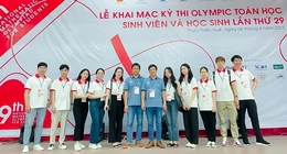 Sinh viên Trường Đại học Hồng Đức giành HCV tại kỳ thi Olympic Toán học sinh viên và học sinh toàn quốc lần thứ 29