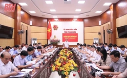UBND tỉnh họp phiên thường kỳ tháng 6-2023:  Đánh giá tình hình phát triển kinh tế - xã hội 6 tháng đầu năm 2023 và một số nội dung quan trọng khác