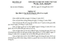 Những điều cần biết về biển số định danh có hiệu lực từ 15-8