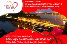 Lần thứ 4 chương trình “Trái tim cho em” đến với trẻ em tỉnh Thanh Hóa