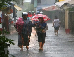 Bắc Bộ và Trung Bộ mưa to, đề phòng ngập úng và sạt lở đất