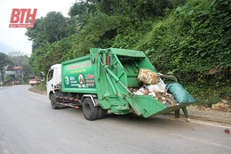 Chuyển biến trong công tác thu gom và xử lý rác thải sinh hoạt ở Bá Thước