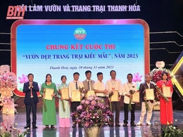 Chung kết Cuộc thi “Vườn đẹp, trang trại kiểu mẫu