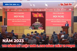 Bản tin 18 giờ ngày 4/1: Năm 2023, thi hành kỷ luật hơn 2.200 đảng viên vi phạm