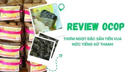 [REVIEW OCOP] Thơm ngọt đặc sản tiến vua nức tiếng xứ Thanh