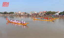 Về Nga Bạch xem lễ hội bơi chải truyền thống 
