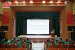 Bộ CHQS tỉnh bồi dưỡng đạo diễn diễn tập khu vực phòng thủ năm 2024