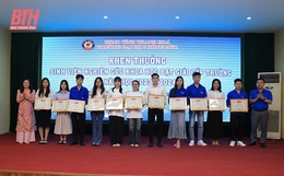 Sinh viên Trường Đại học Hồng Đức say mê nghiên cứu khoa học