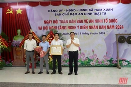 Phó Chủ tịch UBND tỉnh Mai Xuân Liêm dự Ngày hội “Toàn dân bảo vệ an ninh Tổ quốc” xã Nam Xuân