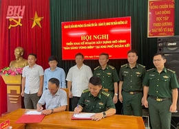 Thắm tình quân dân nơi cửa khẩu Tén Tằn
