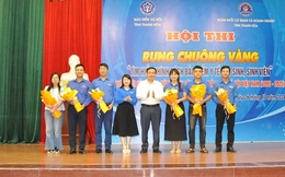 Sôi nổi Hội thi Rung chuông vàng “Tìm hiểu chính sách bảo hiểm y tế học sinh, sinh viên”