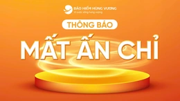 Tổng Công ty cổ phần Bảo hiểm Hùng Vương thông báo mất ấn chỉ