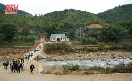 Thẩm định xã biên giới Mường Chanh đạt chuẩn nông thôn mới