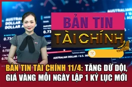 Bản tin Tài chính 11/4: Tăng dữ dội, giá vàng mỗi ngày lập 1 kỷ lục mới