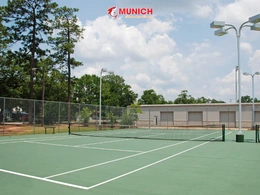 Quy trình thi công sân Pickleball ngoài trời chuẩn 7 bước